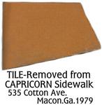 Sidewalk Tile from Capricorn Records (1979)
